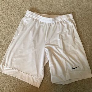 Nike xl drawstring white athletic shorts